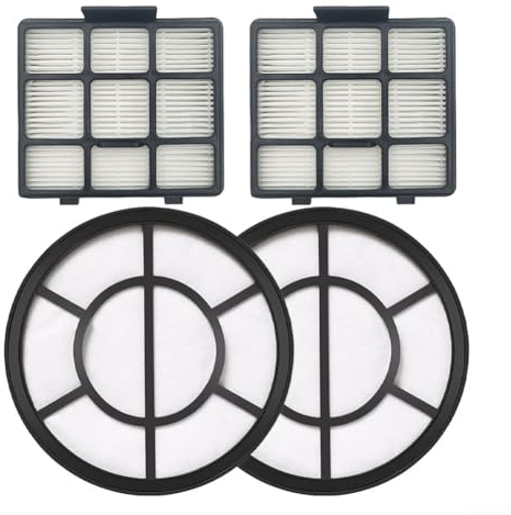 Lot de 2 filtres pour aspirateur Redmond RV-C335 pour cartouche cylindrique Multicyclone