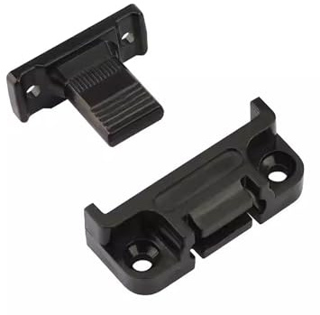 LOOTICH Keku AS-D Réglable Ferrure à Enfiler Plaques de Partie et Cadre Support de Panneau Connecteur Raccords Suspendus pour Meubles Panneaux Capacité Jusqu'à 20kg Plastique (20 Paire)