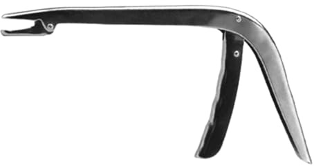 Extracteur d'hameçon de pêche en acier inoxydable avec dents dentelées | Extracteur d'hameçon multifonction – pour eau salée d'eau douce, truite, poisson-chat, bar, carpe, lac, bateau, rivière, kayak