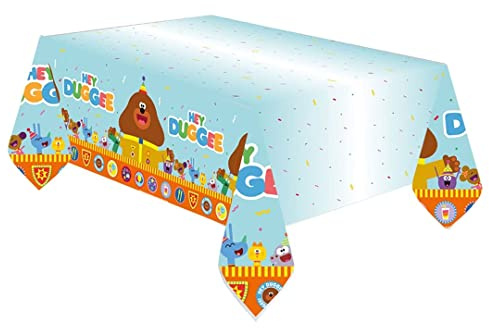 Amscan 9908520 - Hey Duggee Kids Birthday Party Paper Table Cover - 1.8m x 1.2m