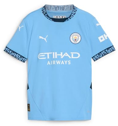 PUMA Manchester City Kids Home Shirt 2024/25 Season - Team Light Blue - Size: 9/10 Years