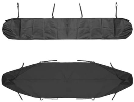 Housse de Protection pour Store de terrasse, Store à enroulement rétractable, Toile 210D Oxford poussiéreuse étanche à l'eau (Black,2.5m)