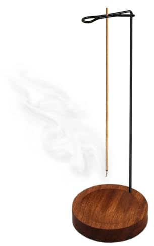 Porte-Encens en Bois Naturel – Support Encens Bâtonnets Anti-Cendre, Encensoir Zen & Méditation, Porte-Encens Artisanal Écologique pour Relaxation & Décoration Intérieure