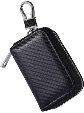 Keyless Go - Protectora para Llave de Coche Faraday, de Piel sintética Forro de Terciopelo