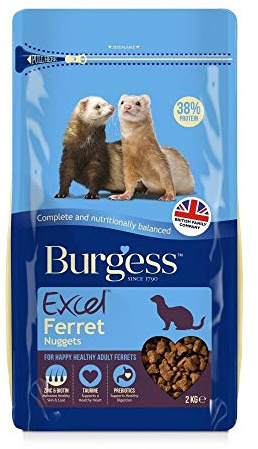 BURGESS - Gránulos Excel para hurones (2kg) (Puede Variar)
