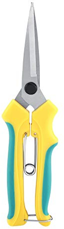 Asixx Gartenschere Ernteschere, Blumenschere Baumschere mit Rutschfestem Griff zum Schneiden und Beschneiden von Gartengemüse, Blumen usw