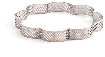 Decora 0064081 BLUETE PERFORIERTER EDELSTAHL BACKRAHMEN 16 X 16 X 3,5 H CM