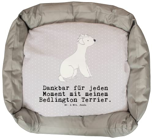 Mr. & Mrs. Panda Hundebett Bedlington Terrier Moment - Geschenk, Körbchen, Hundekörbchen, Hundesofa, Hund, Hundeliege