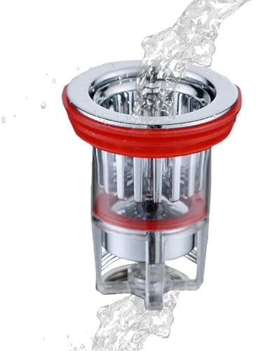 ycezw Geruchssicherer Bodenablauf, Abfluss-Rückflussverhinderer, Anti-Rückfluss-Abflussstopfen, Geruchsverhinderung, Küchen-Bodenablaufventil, Stabiler Geruchsfilter-Bodenablauf für Badewanne,