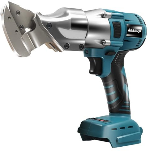 Akku-Metallschere für Makita 18V, Bürstenlos Elektrische Schere zum Schneiden von Stahl, Blechschere Elektrisch Akku Schere für Bleche, Teppiche, Stoff, Leder, Papier (ohne Akku)