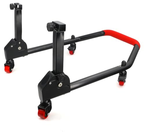 Area1 Cavalletto girevole a 360 gradi per moto posteriore, supporto per montaggio (ruota posteriore (posteriore)