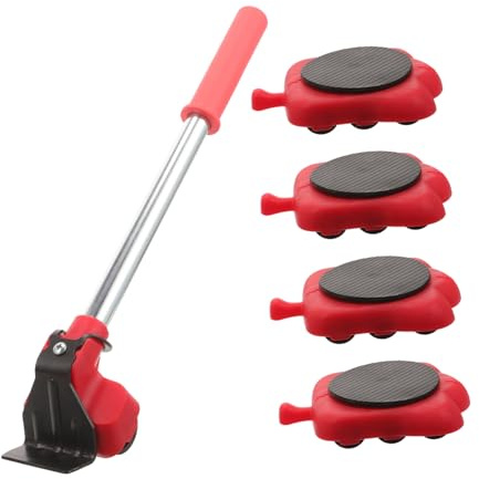 HONITANO Kit de Déplacement Meubles Lourds avec Appareil de et Roulettes Rotatives Outil Ergonomique Compact pour Électroménagers et Mobilier Facilitant Déménagement Repositionnement