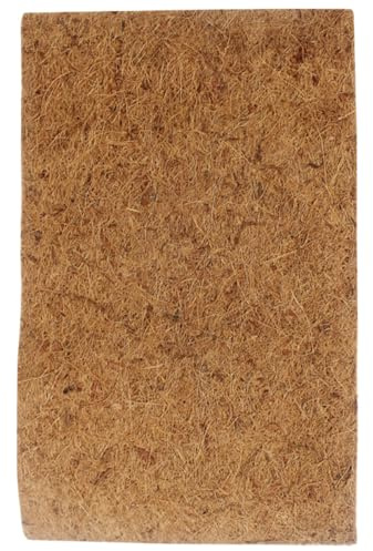 SHINEOFI Alfombra de Fibra Natural para Reptiles 60X40X1 CM Sustrato Ecológico para Terrarios de Tortugas Lagartos y Geckos Lecho Térmico para Mantener Temperatura Estable