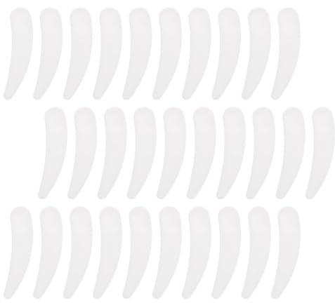 VALICLUD 100 Cucharas para Crema Facial de Cerámica Aplicador de Crema para Ojos Herramientas para Cosméticos Ideales para Viaje y Cuidado Piel
