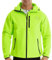 Wulibike Fahrradjacke Herren Winter Thermo fleecejacke Wasserdicht Atmungsaktiv Laufjacke Wanderjacke Unisex für kaltes Wetter Grün A2=S