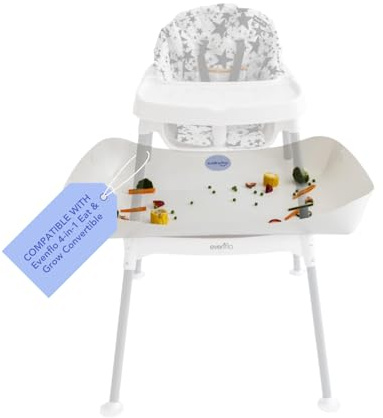 CATCHY - Colector de alimentos, compatible con Evenflo 4 en 1 para comer y cultivar sillas altas + 11 otras sillas altas, la trona se vende por separado, comida para bebés y niños pequeños y atrapador