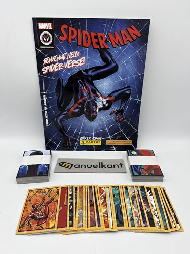 manuelkant Album vuoto + Set completo figurine + 50 CARDS per la raccolta di Spider-Man Benvenuti nello Spider-Verse