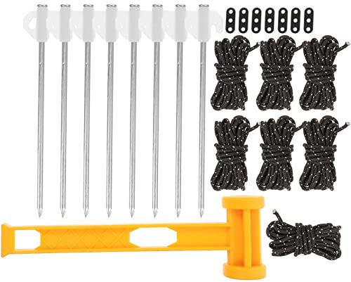 Sosoport Zeltnägel Mit Stangen Für Camping Und Outdoor-aktivitäten Robust Und Langlebig Einfach Zu Handhaben Und Wiederverwendbar Für Zelte Freien