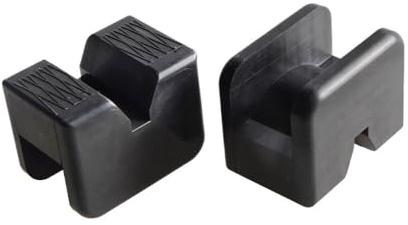 ​2X Rubber Axle Jack Pad Jacking Stand Pads Frame Rail for Lifting [part]