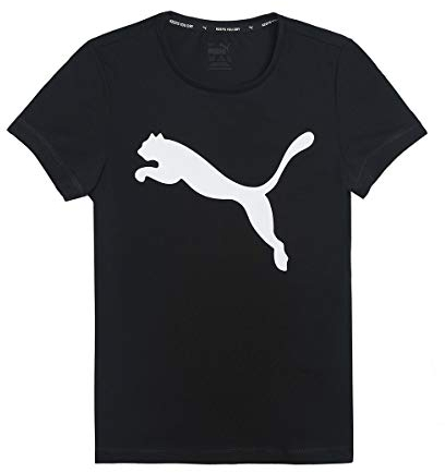 PUMA Mädchen Active Tee G T Shirt, Puma Schwarz, 164 EU