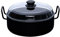 Riess 0458-022 Omas Braising Pan w. GD 24cm, SCHWARZEMAIL, LBH 24x30x7,5cm, wt. 2,4kg