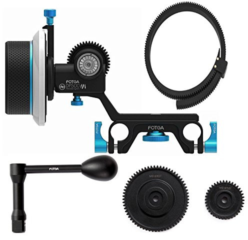 Fotga DP500III Objetivo de raíl normal de 15 mm, seguido de enfoque, para Canon, Nikon, Sony, DSLR, sin espejo, cinema, vídeo, cámara, filmaking, BMPCC 4K 6K R5C R6 C500 RED ARRI A7 A7R A7S A9 II