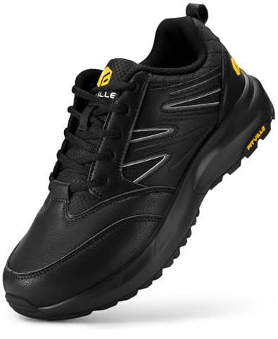 FitVille Extra Weit Wanderschuhe Herren Wasserdicht Wanderhalbschuhe rutschfest Trekkingschuhe für Alle Wetterbedingungen Outdoor Schuhe mit Fußgewölbestütze Gr.39.5-50