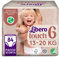 Libero, Pannolini Touch Pant per Bambini, 84 Pannolini Taglia 6 per Bambini da 13-20 Kg, 3 Confezioni da 28 Pannolini Monouso
