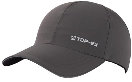 TOPEX XL/XXL vattentät baseballkeps för män, löpmössa för kvinnor, sommarkeps solhatt, basebollkeps sport golf tennis keps löparkeps UV-skydd, tx94580_mörkgrå, M/L