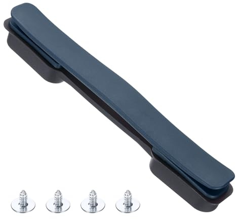 Sourcing Map Maniglia di Ricambio per Valigia in Plastica da 21,6 cm - Cinturino di Trasporto per Valigia con Impugnatura e Viti per Cassa, Blu Navy