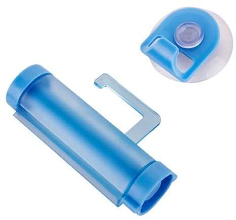 INOOMP Exprimidor De Pasta De Dientes Rodante con Colgador De Succión Fuerte Soporte para Ahorro De Espacio En Casa Uso Práctico Y Ergonomía Compacta
