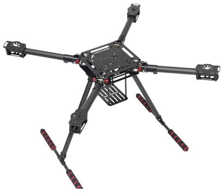 Piattaforma drone esacottero F550 – Pixhawk 2.4.8 e M8N adatta for telaio in fibra di carbonio, include ESC BLHELI 40A e motori 3508 700KV(WIFI V3.0 C)