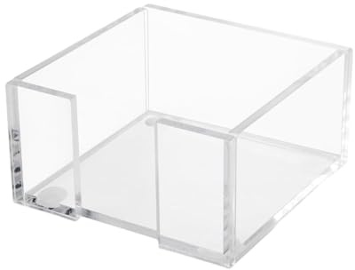 Klisterlappsbox för skrivbord Portabel transparent akrylförvaring