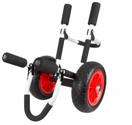 CampSup Aquadesign AK 9008 SUP/Kajak-Transportwagen auf Rollen Kajakwagen Kanuwagen Bootswagen Trolley Surfwagen Faltbar Bootstrailer