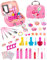 Beeyouk Trucchi Bambina Set, Lavabile Trucchi Bambina 3 4 5 Anni,34 Pezzi Valigetta Trucchi Bambina,Giochi Trousse Trucchi Ragazza, Natale Compleanno Regalo per Bambini 6 7 8 9 10 Anni Femmina