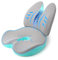 2 en 1 cojín para silla lumbar, cojín para silla de oficina, cojín ergonómico de Coccix para oficina y coche, cojín de asiento, cojín ortopédico, alivio de presión ortopédico paraCoccyx