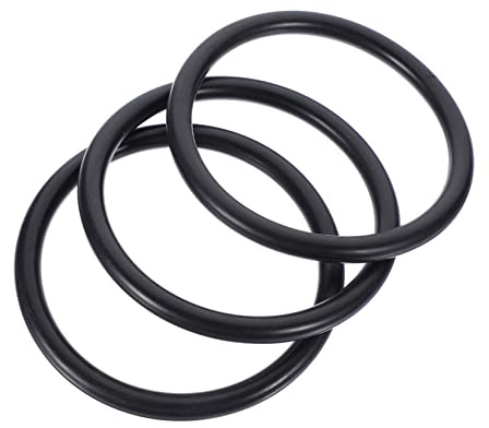 YARNOW Tapete y para de Goma 3 Piezas Negro Cuencos Cantores para Cuenco Cristal y Budista Diseño Artesanal para Meditación Decoración