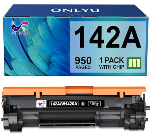 ONLYU 142A con Chip Compatible para HP 142A W1420A Toner