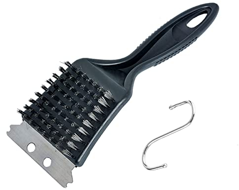 BINHAI Grille pour Barbecue Brosse de Nettoyage, Poils de Barbecue en Acier Inoxydable Nettoyant pour Plus Facile et Efficace Nettoyer