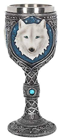 Nemesis Now Ghost Wolf Goblet Goblet 19.5cm Blue K2853G6