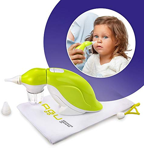 AGU Penguin Baby Nose Cleaner - Aspiratore nasale elettrico per bambini con musica
