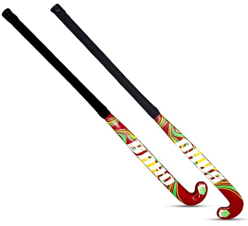 Innovate Feldhockeyschläger aus Verbundkonstruktion, Seniorengröße, 86,4 cm, Rot