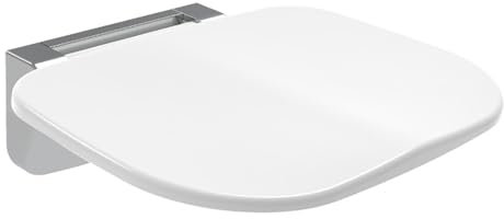 Sgabello Doccia Pieghevole a Muro,Sedile Doccia,Sedile Doccia Ribaltabile,Capacità Di Carico Fino a 150 Kg,Adatto a Bagni,Toilette,Porte,Accanto a Scarpiere,Donne In Gravidanza,Giovani e Anziani