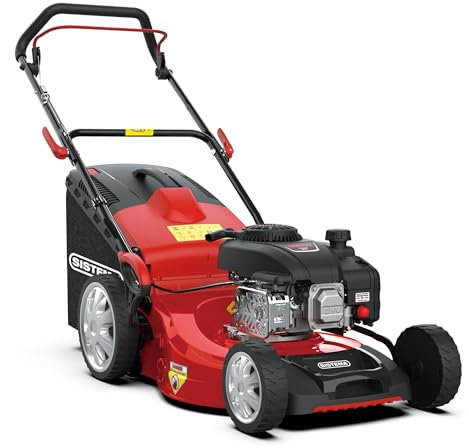 SISTEMA® – Tagliaerba a spinta con motore a benzina 4T 131 cc OHV DG500, taglio 46 cm | Mod. SPL-S 460-131