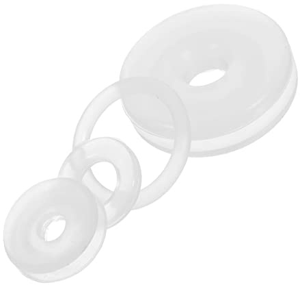 Luxshiny Pressure Cooker Valves Gaskets Replacement Set for 4l/5l/6l Cookers for Kitchen Cooking 4pcs Pot Lid Gasket Pack