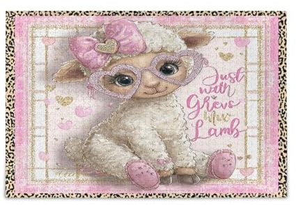 Just A Girl Who Loves Lampada Puzzle per Adulti Impossibile Difficile Impegnativo Famiglia Puzzle 500 Piecing