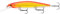 Rapala Unisex-Adult Shadow Rap Deep Locken, Hot Head, 11cm