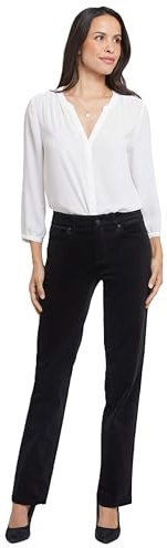 NYDJ Women's Marilyn Straight Leg Velvet Jeans