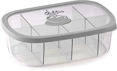 Kigima Kaffee Pad Box Kaffeekapsel Dose 3 Liter transparent/grau