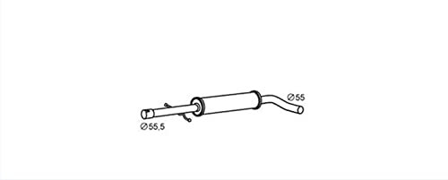 HELLA 8LC 366 026-201 Silenziatore centrale - Easy2Fit® Kit - centro - monopezzo - Kit con parti annesse